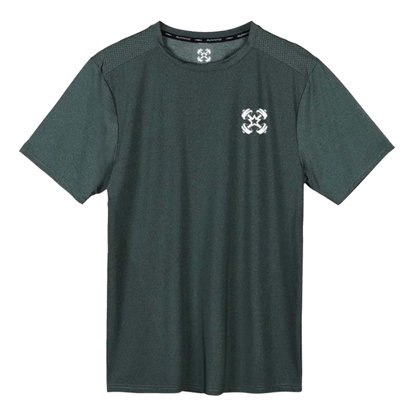 BADGED GYM SHIRT - GREEN