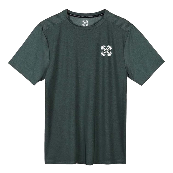 BADGED GYM SHIRT - GREEN